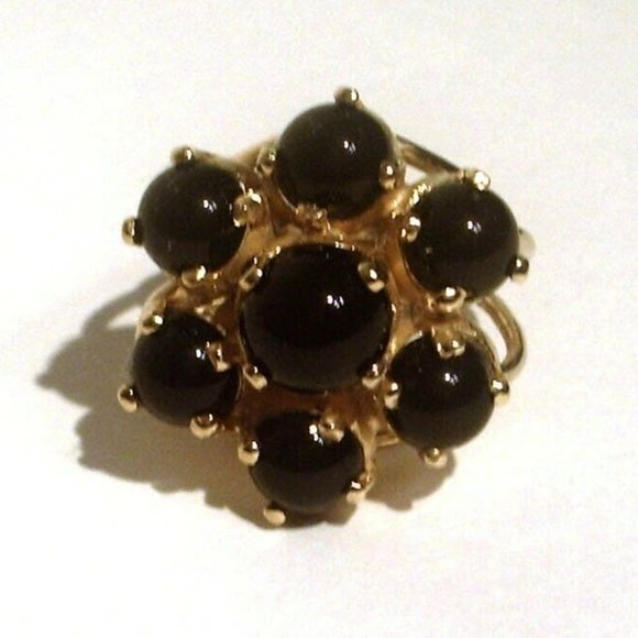 Sterling Silver and 18 kt Gold Vermeil Flower Cock